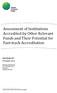 Assessment of Institutions Accredited by Other Relevant Funds and Their Potential for Fast-track Accreditation