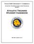 Athletic Training Student Handbook