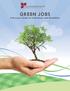 GREEN JOBS. A Resource Guide for Individuals with Disabilities