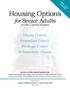 Housing Options for Senior Adults
