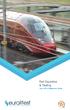 Rail Expertise & Testing. Your 2014 Reference Guide IS O 9 1: 2 8