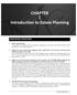 CHAPTER 1 Introduction to Estate Planning