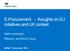 E-Procurement - thoughts on EU initiatives and UK context. Martin Leverington Efficiency and Reform Group