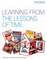 LEARNING FROM THE LESSONS OF TIME