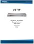 USTIP. P2-USTIP1, P2-USTIP2 Release 1.2.1.5.3 User Guide. Copyright 2011 Raritan, Inc. USTIP-0F-v1.2.1--E March 2011 255-30-6000