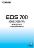 COPY EOS 70D (W) Wi-Fi Function Instruction Manual INSTRUCTION MANUAL