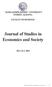 Journal of Studies in Economics and Society