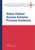 Wales Patient Access Scheme: Process Guidance