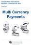 Multi Currency Payments