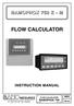 FLOW CALCULATOR INSTRUCTION MANUAL MESURES BAMOPHOX 759 26-06-2007 759 M1 02 E MES FLOW CALCULATOR 759-02/1
