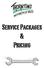 Service Packages & Pricing