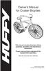 Owner s Manual for Cruiser Bicycles