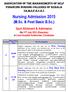 Nursing Admission 2015 (M.Sc. & Post Basic B.Sc.)