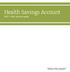 Health Savings Account 2013 2014 reference guide