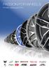 PASSION FOR WHEELS. Wheel Catalogue 2015