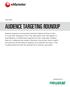 AUDIENCE TARGETING ROUNDUP