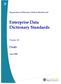 Enterprise Data Dictionary Standards