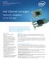 Intel Ethernet Converged Network Adapters X710 10 GbE