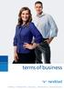 terms of business australia engagement of permanent staff services
