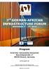 3 rd GERMAN-AFRICAN INFRASTRUCTURE FORUM NOVEMBER 3 rd 4 th, 2015