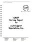 Three-Year Accreditation. CARF Survey Report for ACI Support Specialists, Inc.