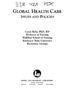 GLOBAL HEALTH CARE ISSUES AND POLICIES