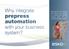 prepress automation Why integrate with your business system?