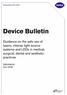 Device Bulletin. Guidance on the safe use of lasers, intense light source systems and LEDs in medical, surgical, dental and aesthetic practices