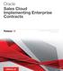Oracle Sales Cloud Implementing Enterprise Contracts