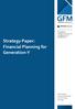 Strategy Paper: Financial Planning for Generation-Y. SMSF Specialists Investment Management Financial Planning Accounting