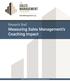 Research Brief Measuring Sales Management s Coaching Impact