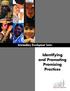 Intermediary Development Series. Identifying and Promoting Promising Practices