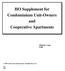 HO Supplement for Condominium Unit-Owners and Cooperative Apartments