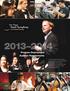 2013 2014 Program Descriptions Audition Requirements