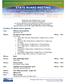 STATE BOARD MEETING South Puget Sound Community College 4220 6 th Ave SE Lacey, WA Building One Conference Room 194
