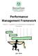 Performance Management Framework. How to a guide to our performance management framework