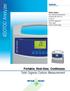 450TOC Analyzer. Portable, Real-time, Continuous Total Organic Carbon Measurement. 450TOC Analyzer