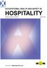 OCCUPATIONAL HEALTH AND SAFETY IN HOSPITALITY