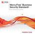 Worry-Free TM Business Security Standard6