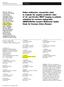 G. Morana Cà Foncello Hospital, Treviso, Italy. G. F. Gualdi DEA Umberto I Hospital, La Sapienza University, Rome, Italy
