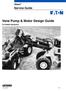 Vane Pump & Motor Design Guide