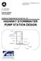 HIGHWAY STORMWATER PUMP STATION DESIGN