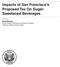 Impacts of San Francisco s Proposed Tax On Sugar- Sweetened Beverages