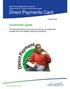 South Gloucestershire Council Department for Children, Adults and Health Direct Payments Card