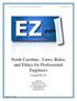 North Carolina Laws, Rules, & Ethics for Professional Engineers