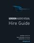 Hire Guide. www.gav.co.uk. Head Office: 020 8537 1000. Thames Valley Office: 0118 934 9995. Sheffield Office: 0114 270 0660
