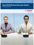 Bosch DCN Wireless Discussion System Data Brochure