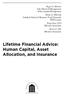 Lifetime Financial Advice: Human Capital, Asset Allocation, and Insurance