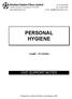 PERSONAL HYGIENE DVD SUPPORT NOTES. Boulton-Hawker Films Limited Tel: 01449 616200 Combs Tannery, Stowmarket, IP14 2EN Fax: 01449 677600