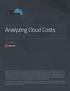 Analyzing Cloud Costs
